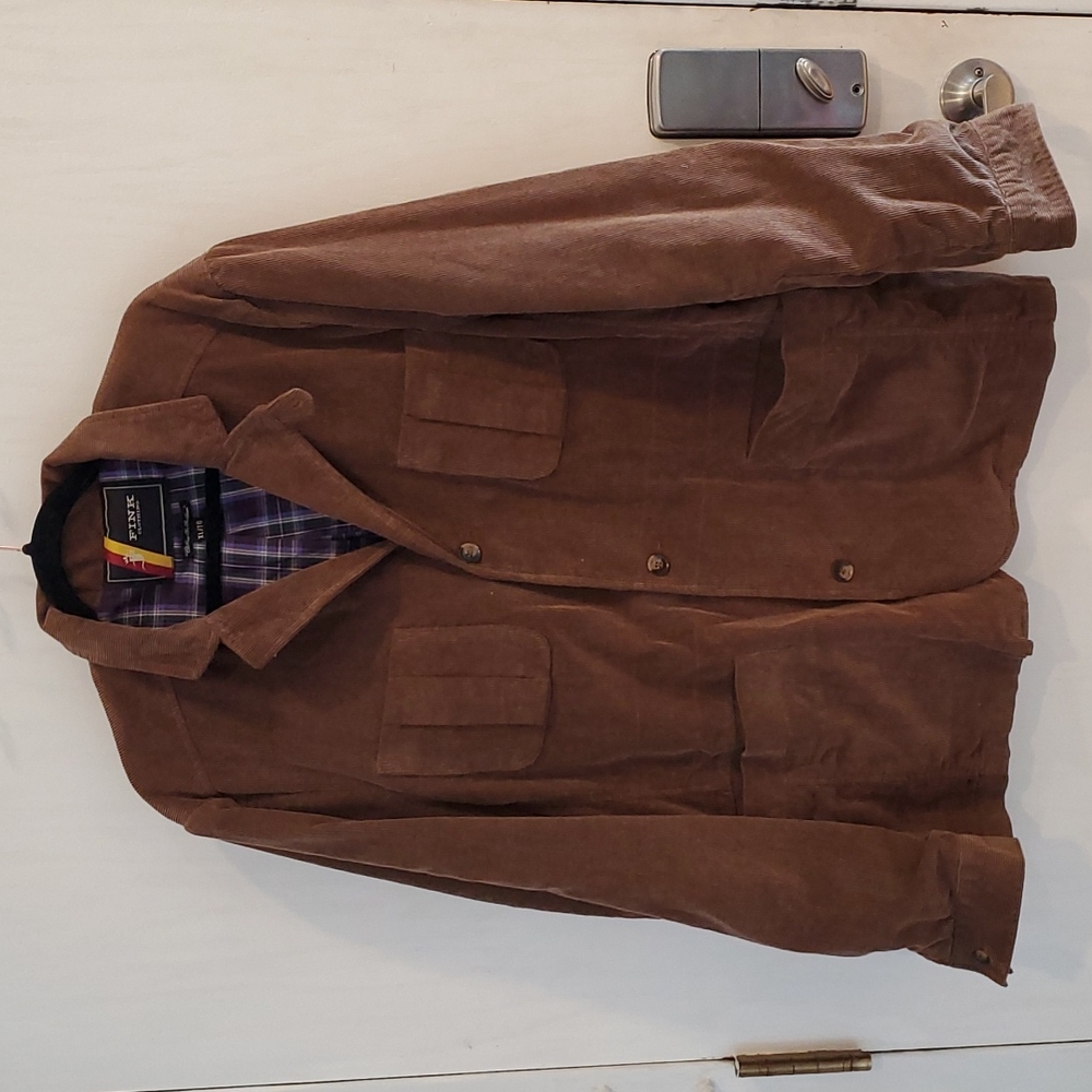 Fink Clothing Chocolate Brown Corduroy Shacket XL